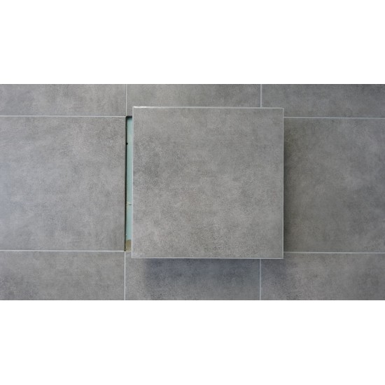 Porte d'inspection en aluminium taille 500 mm x 800 mm ETP pour revêtement de carreaux de céramique
