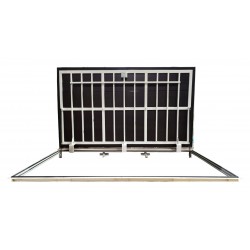 Stainless steel floor access door 70 cm x 260 cm "H" for indoor and outdoor
