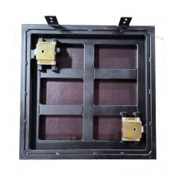Sportello di ispezione a pavimento 900 mm x 900 mm con 2 serrature
