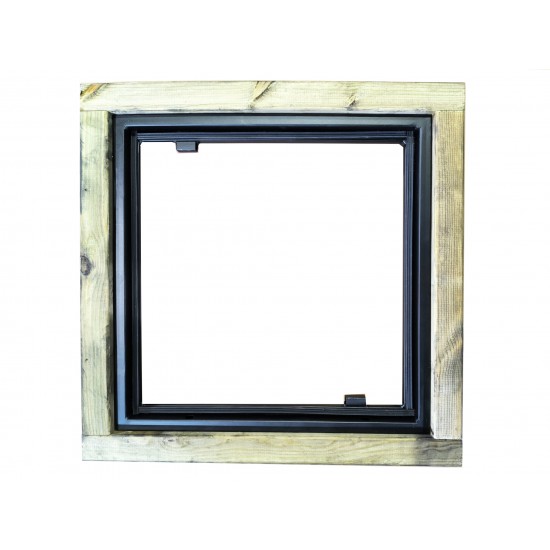 Bodeninspektionsluke 400 mm x 400 mm mit 2 Türschlössern