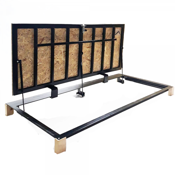 Floor steel access door size 110 cm x 190 cm H