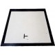 Floor steel door 80 cm x 70 cm "H" with plasterboard for tile covering