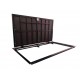 Steel floor access door 100 cm x 220 cm H for indoor use
