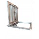 Stainless steel floor access door 80 cm x 220 cm H for indoor and outdoor
