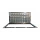 Stainless steel floor access door 75 cm x 180 cm H for indoor and outdoor