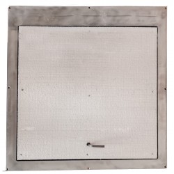Stainless steel floor access door 100 cm x 230 cm "H" for indoor and outdoor