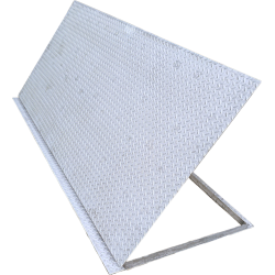 Stainless steel floor access door 75 cm x 180 cm "H" for indoor and outdoor