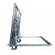 Stainless steel floor access door 75 cm x 180 cm H for indoor and outdoor