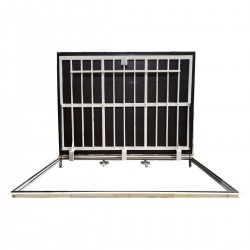 Stainless steel floor access door 100 cm x 260 cm "H" for indoor and outdoor