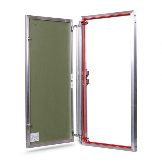 Aluminium inspection Door size 600mm x 1200mm for ceramic tiles covering