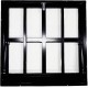 Floor steel door 70 cm x 60 cm H with plasterboard for tile covering