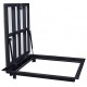 Floor steel door 80 cm x 70 cm H with plasterboard for tile covering