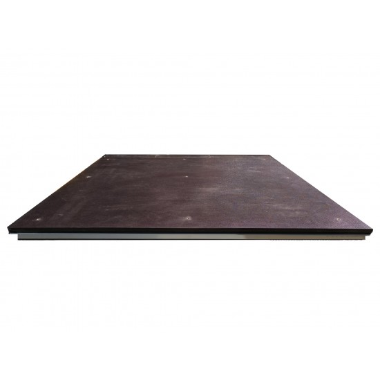 Stainless steel floor access door 80 cm x 250 cm H for indoor and outdoor