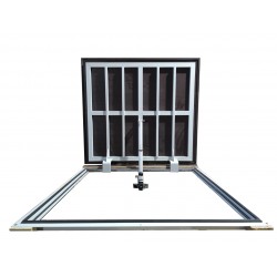 Stainless steel floor access door 80 cm x 250 cm "H" for indoor and outdoor