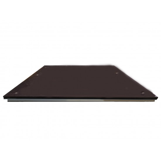 Stainless steel floor access door 90 cm x 250 cm H for indoor and outdoor