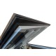 Stainless steel floor access door 90 cm x 250 cm H for indoor and outdoor